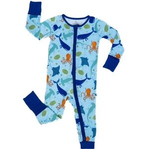 Little Sleepies Marine Life Zippie 0-3m